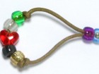 Salvation Bracelet 34 Ruby Heart Christmas  Dark Khaki Cotton